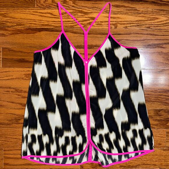 Charlie Jade Silk Printed Y-Back Tank Top Size XS - Picture 8 of 12